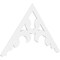 Ekena Millwork Pitch Vienna Architectural Grade PVC Gable Pediment, 72"W x 42"H x 1"P (14/12) GPP072X042X100VIE - alternate 1